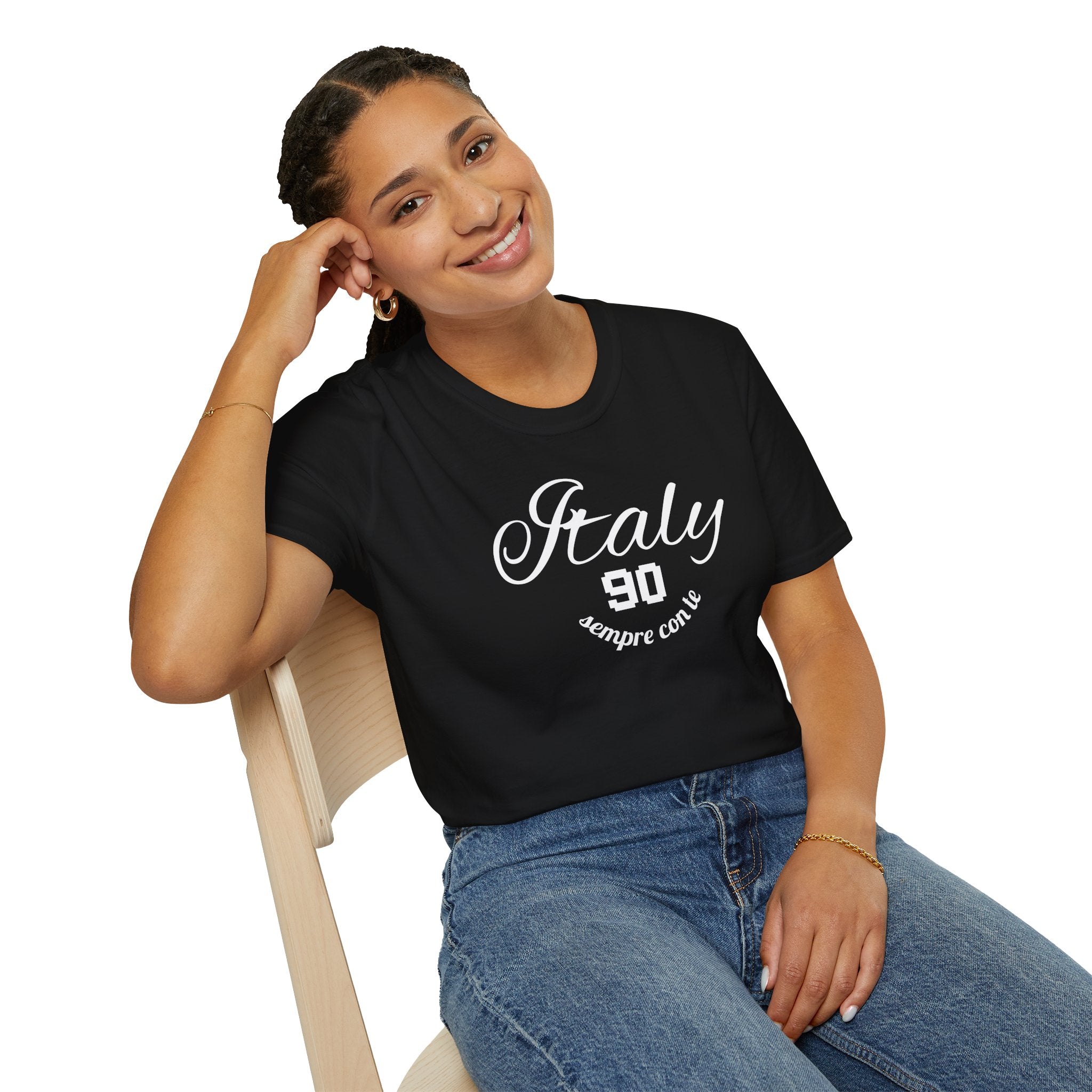 Italy 90 Unisex T-Shirt - Sempre Con Te Vintage Fashion Tee